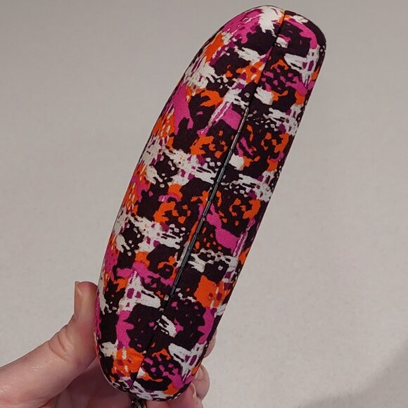 Vera Bradley "Houndstooth Tweed" Clamshell Glasses Case - Picture 10 of 13